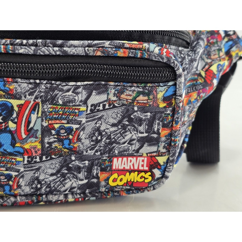 NWT Marvel Comics Captain America Cross Body‎ Or Around Waist Fanny Pack - Picture 2 of 9